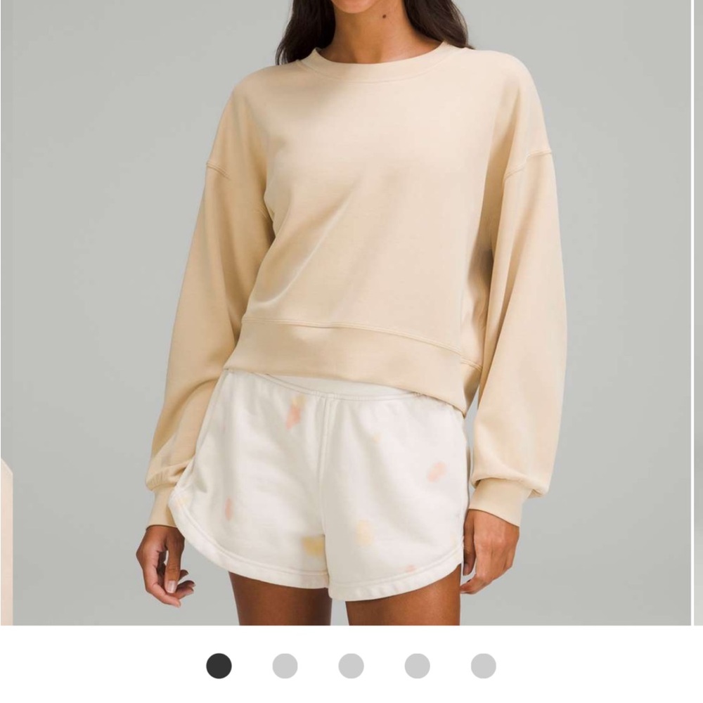 Size 6 Cream Color Perfectly Oversized Crew